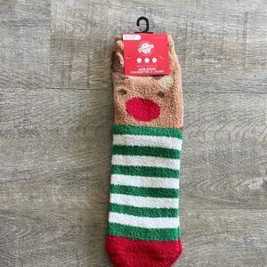 Festive Reindeer Christmas Socks